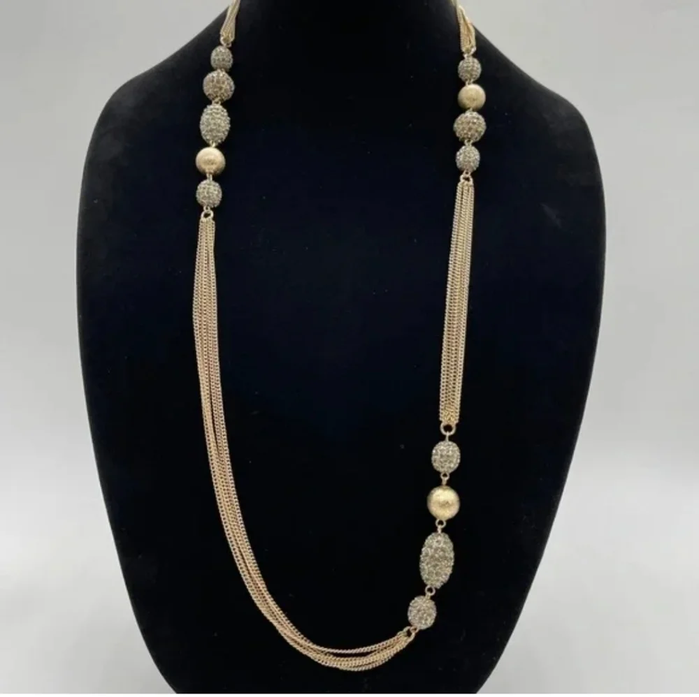 Chico’s Multi Strand Accented Long Necklace